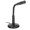 USB Desktop Microphone Plug and Play Desktop Omnidirectional Mic with Mute Button for PS4 Computer PC Laptop