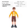 Cross-Border Farm Scene Worker Doll: Female Farmer with Shovel Ornament for Model Landscaping
