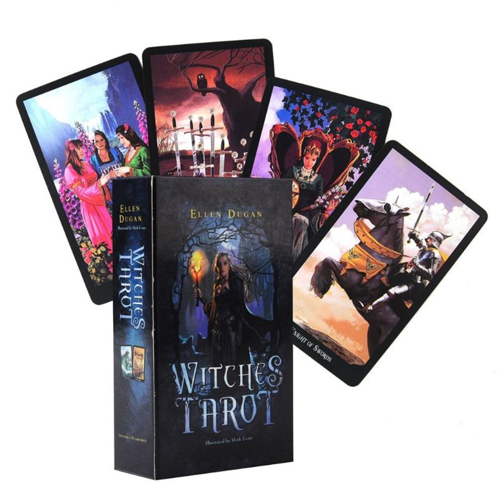 Witches Tarot Cards A 78 Deck Oracle English Visions Divination Edition Borad Spille spill