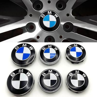 4Pcs 68MM 60MM 56MM Car Wheel Center Hup Caps Wheel Cover BMW E36 E39 E46 E60 E90 E90 F01 F10 F30 G01 G20 G21 G30 G11 F15 X5 X3