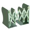 20cm Metal Bookend Retractable Desktop Book Stand Space-saving Book Organizer Holder Stable Book Rack For Home School Office