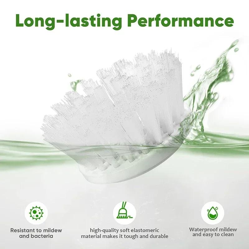 5-in-1 Electric Spin Scrubber Brush for Bathroom - Tile Bathtub Sink Cleaner with 5 Replaceable Brush Heads Power Scrubber