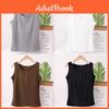 Modaer Womens Loose Fit Tank Top With Button Detail For Casual Spring Wear