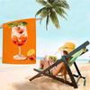 Extra Large Quick-Absorbing Beach Towel,Vibrant Cocktail Design With "It'S Aperol" Print, Ultra-Soft Microfiber