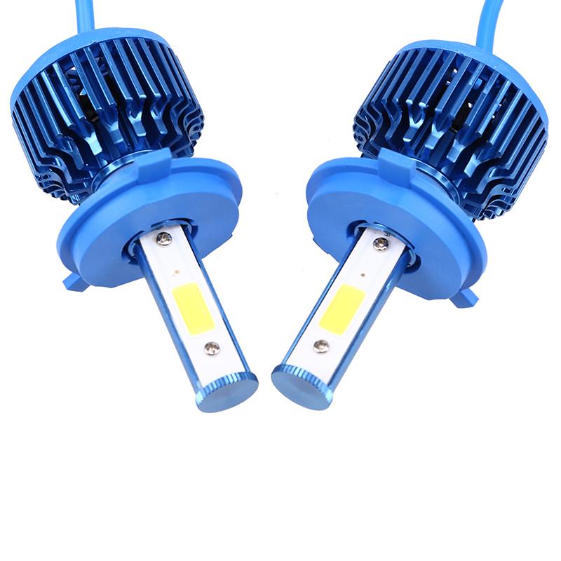 Car LED Headlight Bulb 9006 HB4 H1 H4 Hi-Lo H11 H7 H3 6000K White Beam 40W 12V 24V Universal Fog Lamp Car Accessories