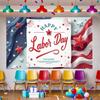USA Theme Lightweight Event Banner Polyester Material Holiday Decoration for Patriotic Events Party Decoration