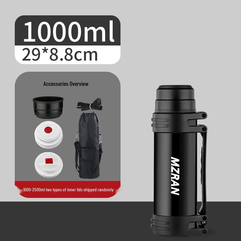 4L Stainless Steel Travel Thermos Mug for Men - Large Capacity Car Kettle Flask