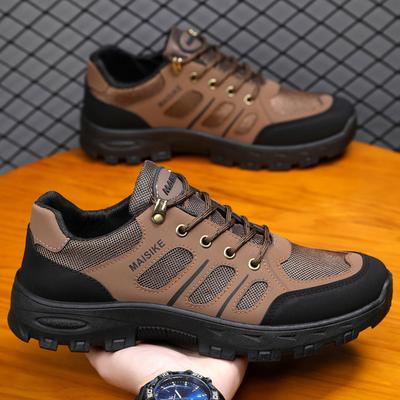 Chaussures Printemps et Automne mesh respirant sportives décontractées chaussures de randonnée à lacets