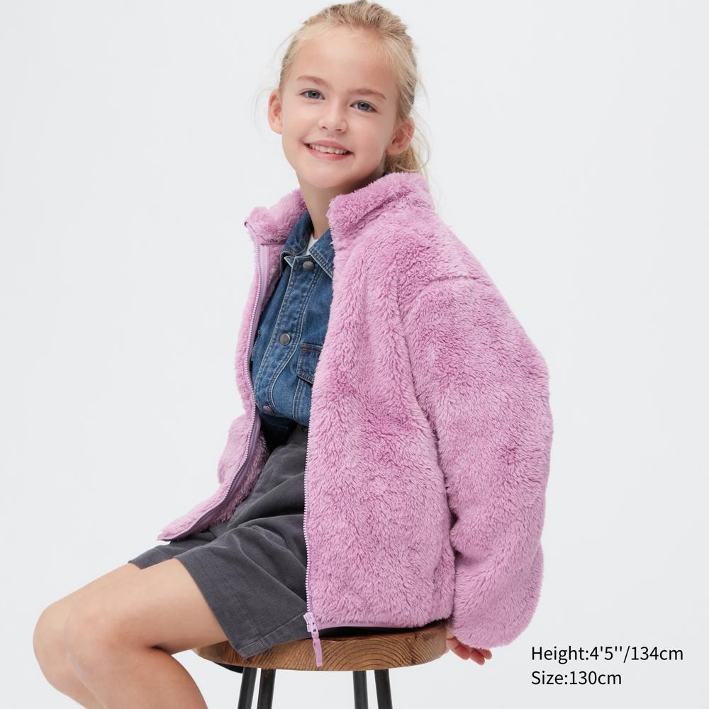 Uniqlo Kids Fluffy Jacket UNIQLO KIDS Fluffy Fleece Full Zip - Main Image