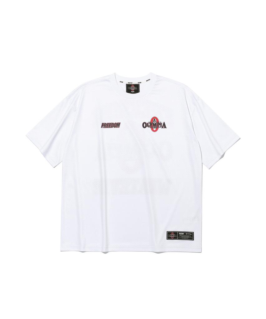 FREEDOM Olympia Small Logo All Mesh Short Sleeve T-Shirt_2 Colors