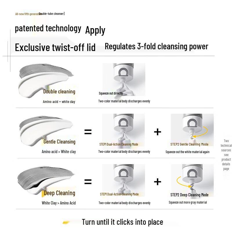 C-Cah Amino Acid Dual-Tube Cleanser