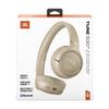 JBL TUNE530BT Wireless Headphones Bluetooth 76 Hours Playtime On-Ear USB-C Charging Multi-Point Beige JBL App Compatible