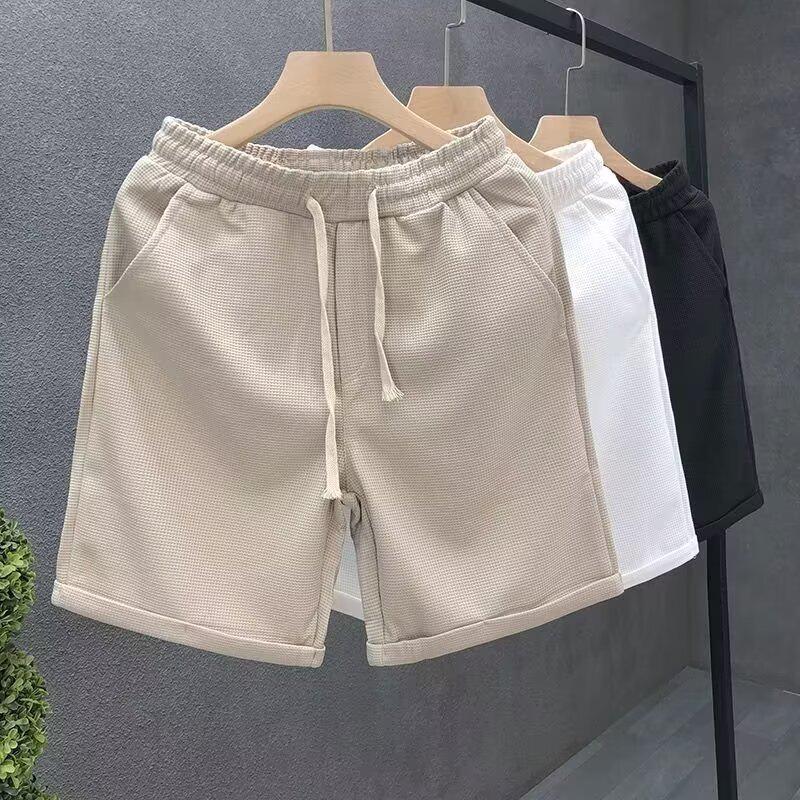 2024 Men's Solid Color Casual Summer Five-Point Shorts - New Versatile Sportswear