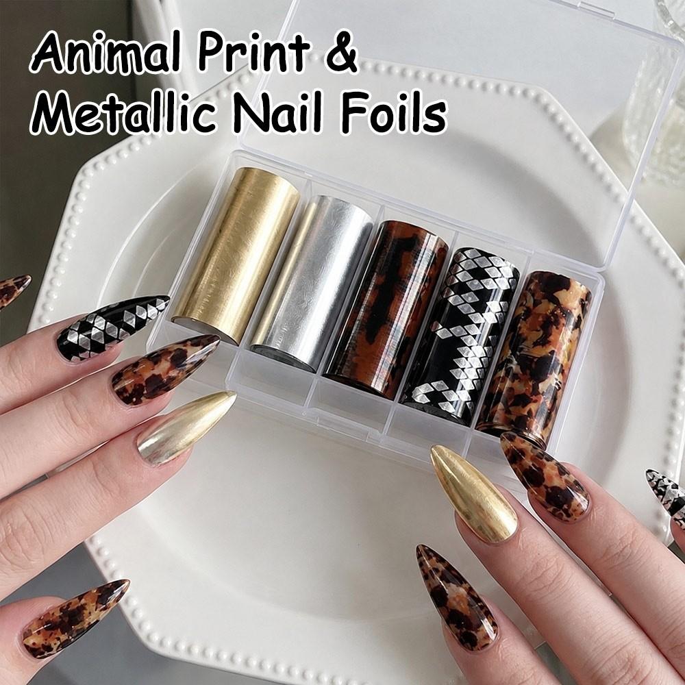 Laser Nail Foils Lace Design Nail Art Stickers Professional Nail Decorations  Manicure DIY