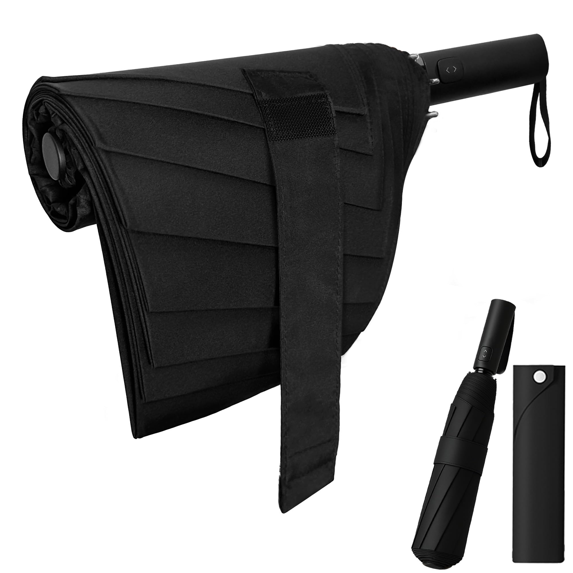 

Складывается за 1 секунду с постоянной формой Супер Автоматический Сильный ветер Идеально для дождливой погоды Черный Память, Большой, Водоотталкивающий, Открытие/Закрытие, Прочный, чёрный