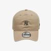New Era Mlb New York Yankees Washed Mini Logo Ballcap Camel