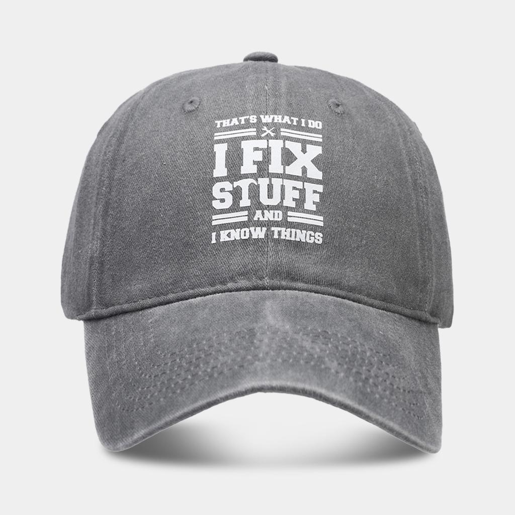 Cross-border Washed Cotton Printed Hat, Distressed Dad Cap, Men's Retro Export Baseball Cap, Best-selling Soft-top Sun Hat