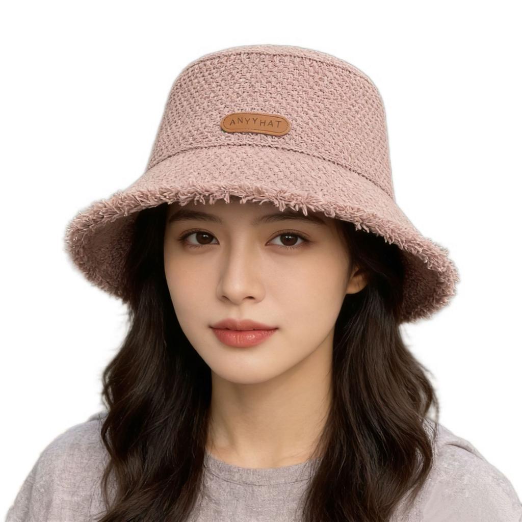 Hut Damen Sommer dünn gestrickt Sonnenschutz Fischerhut Gefühl Sonnenhut Damen Sonnenschutz Ausländischer Stil Mode Strandhut