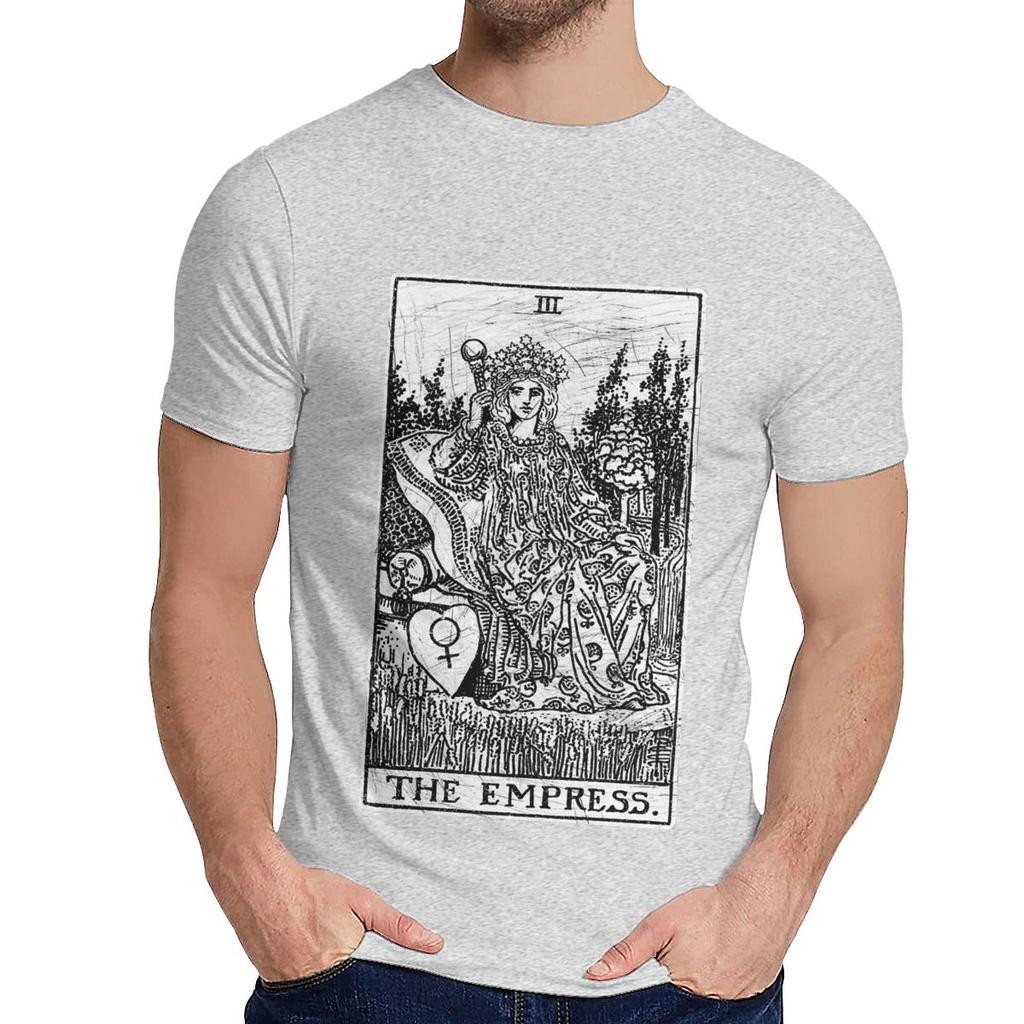 The Empress Tarot Card T Shirt Major Arcana Fortune Telling Occult T Shirt Casual O Neck