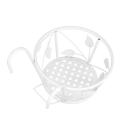 Wiszący Stojak na Doniczki Zewnętrzny Stojak na Rośliny Płoty Pojemniki na Rośliny Uchwyt na Doniczkę na Balustradę na Taras Ogród Balkon