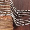 304 Stainless steel Silver/gold/black Men's Square pearl Chain Women Necklace 4mm Width