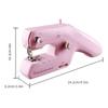 Electric Handheld Sewing Machine Dual Line USB Rechargeable Mini Sewing Machine Sturdy Easy To Operate Small Sewing Machine