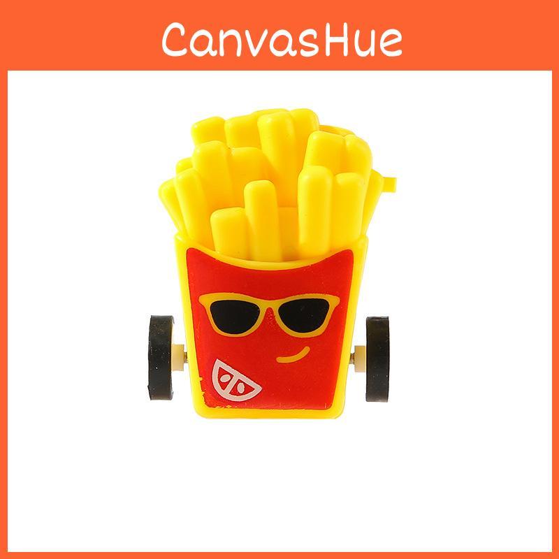 Creative Fries French Burger Design Children Inertia Toy Car Entertainment For