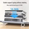 Portable Metal Laptop Stand: Mini Folding Riser & Cooling Bracket Support