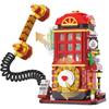 Non-Toxic Telephone Booth Building Blocks Game Machine Street View Architecture Home Decor Model Assemble Bricks Toy Gift For Kid Adult