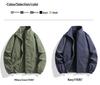 M-8XL Men's Casual Stand Collar Jacket - New Spring/Autumn Style, Big Size, Trendy Loose Fit