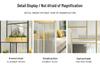 Modern Nordic Glass Partition Screen with Iron Art and Stainless Steel Washstand for Luxury Living Room and Entryway