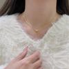 Simple And Versatile Passepartout Necklace Female Niche Design Sense Responsive Collarbone Chain Round Ball Sweater Chain