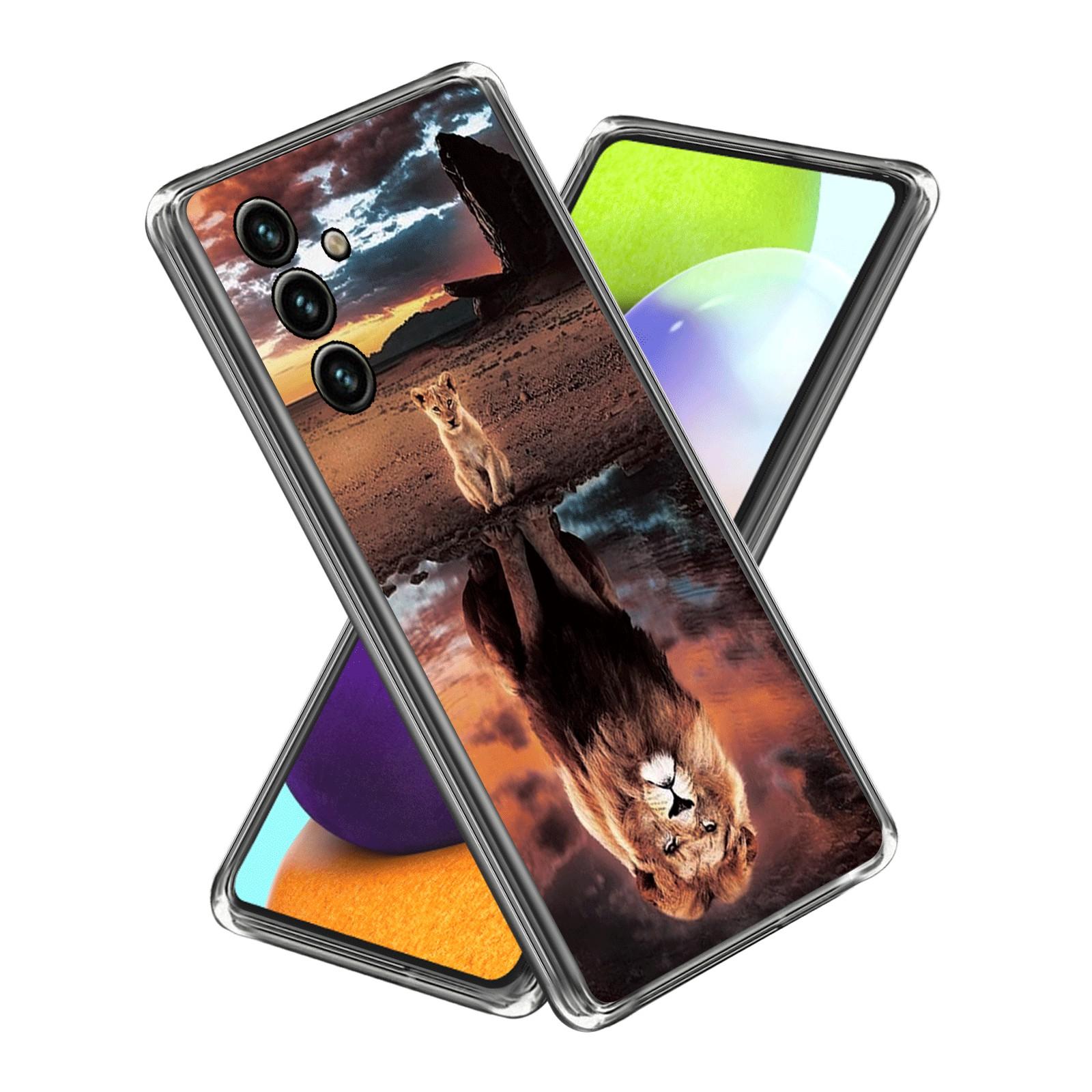 

Чохол для телефону з візерунком для Samsung Galaxy A35 5G, м який TPU, протиударний чохол Lion