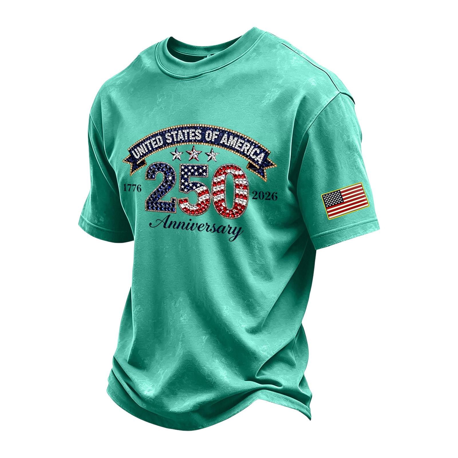 

Men s Vintage Washed Short Sleeve T Shirt Crew Neck Graphic Print Casual Fit Lightweight Comfortable Summer Top M зелёный