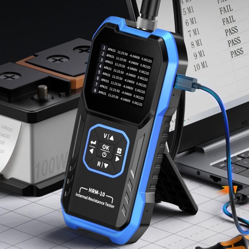 Easy Carry Battery Capacitor Tester with Large Screen Display Resistance for Accurate Voltages & Resistance Measurement