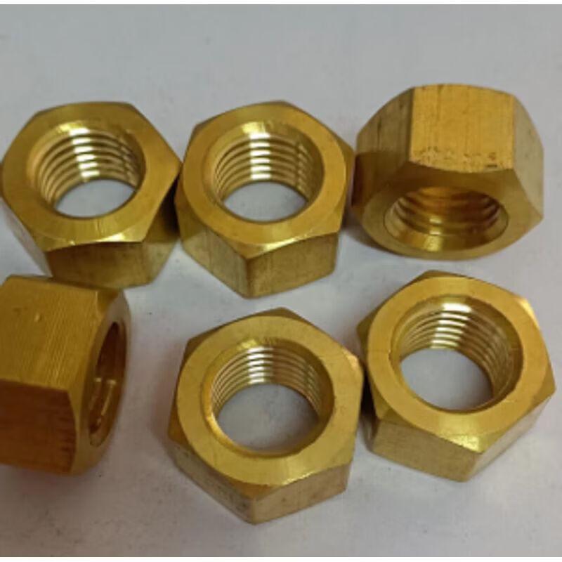 Extended Brass Hex Nut