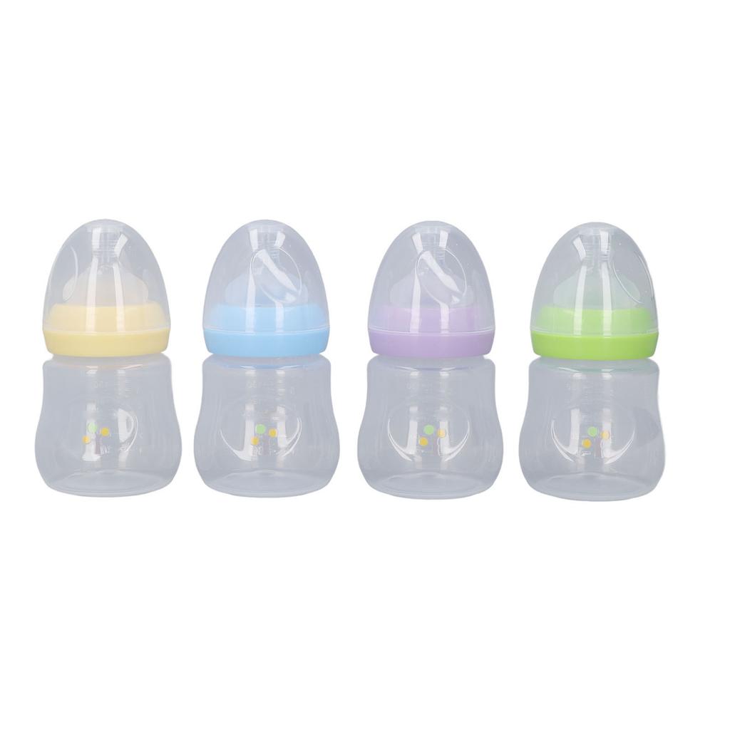 Baby Bottle Gift Set Colorful 6 Oz PP Boys Girls Newborn Baby Bottle Set for Baby Shower