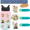 50pcs Elf Fairytale Cute Angel Stickers Decoration Skateboard Laptop Bike Suitcase Wall Decals