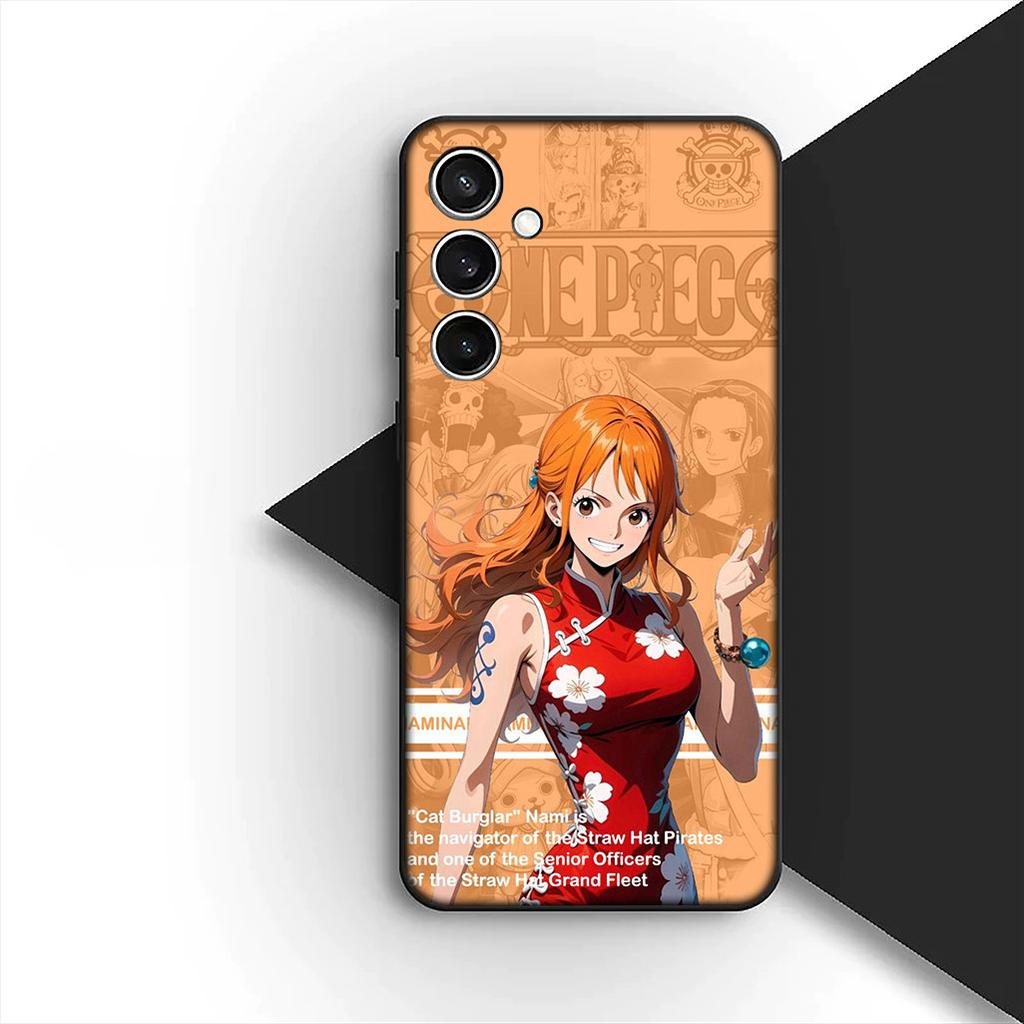 for Samsung Galaxy S20 S22 S21 FE Ultra Plus A07 A17 A15 A16 A25 A57 A37 Phone Cover Case One Pieces Luffy Nami Roronoa Zoro