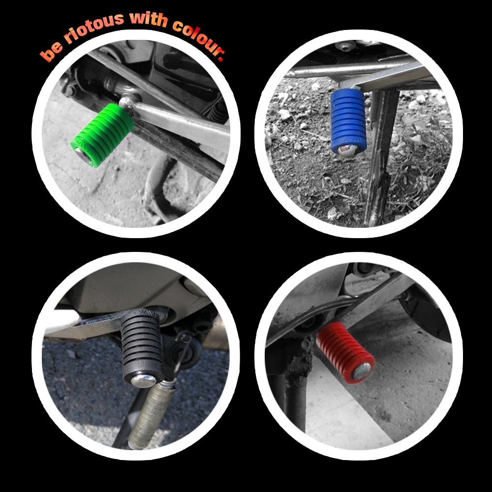 Universal Gear Shift Lever Foot Pad Pedal Toe Peg Cover For YAMAHA For HONDA For KAWASAKI Motorcycle Accessories Silica