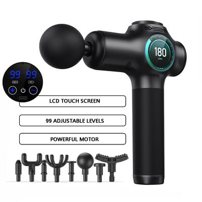 Deep Tissue Massage Gun 8 Heads 99 Speeds Percussion Massager For Muscle Pain Relief