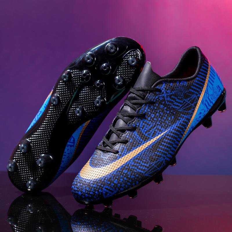 Football shoes men's x2 falcon broken nails tf training special children's ag long nails adult female students game shoes