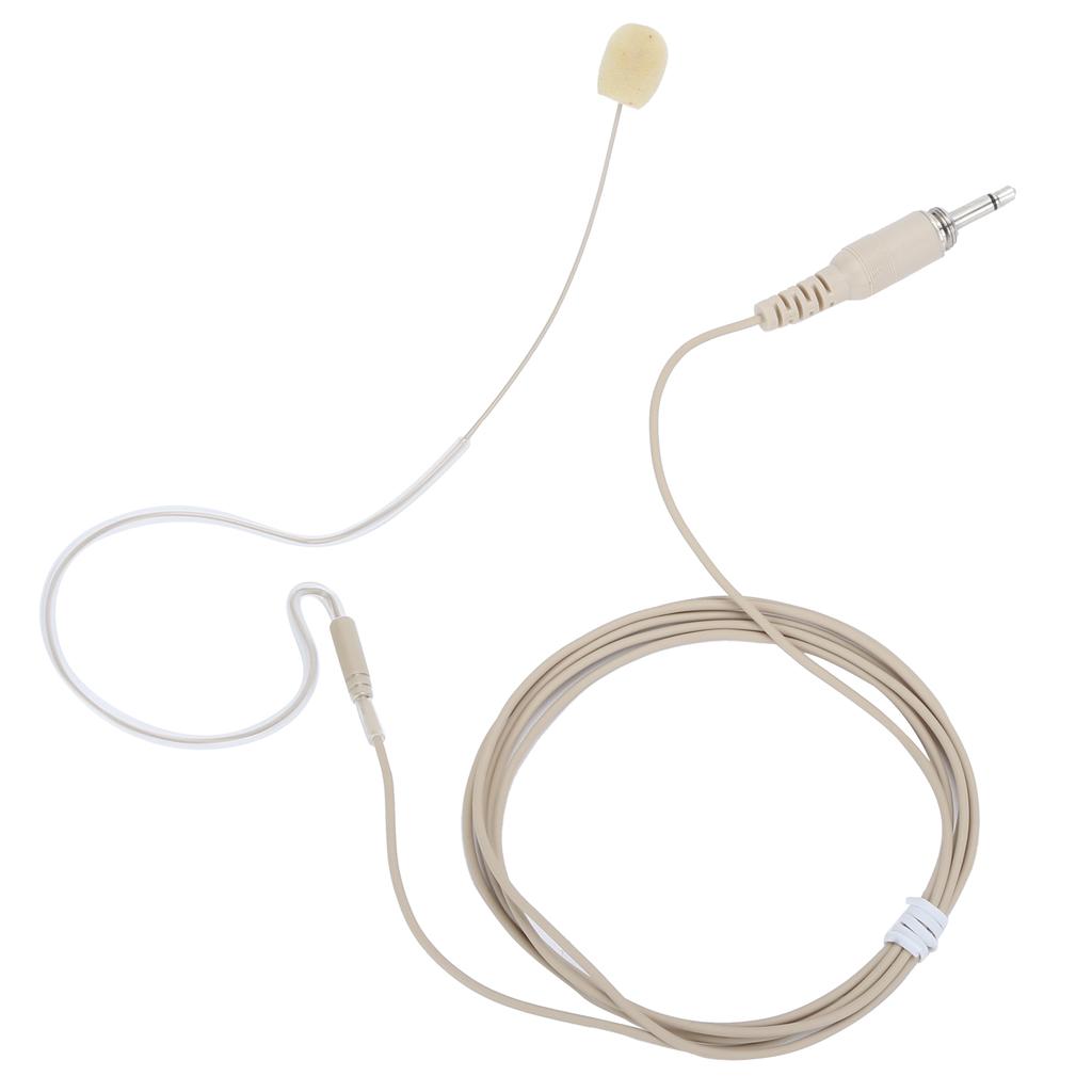 3.5MM Jack Single Earhook Microphone Headset Screw Condenser Microphone for Karaoke