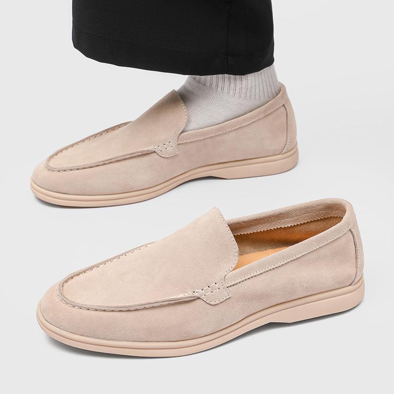 Men's All-match Loafers Slip-On Casual Shoes Comfortable Soft Driving Moccasins for Men Lightweight Flats Business Dress Shoes