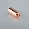 Gold Electroplated Black Hip Flask: 304 Stainless Steel, Cylindrical Baijiu Bottle, 1-2 Jin Maotai Style.