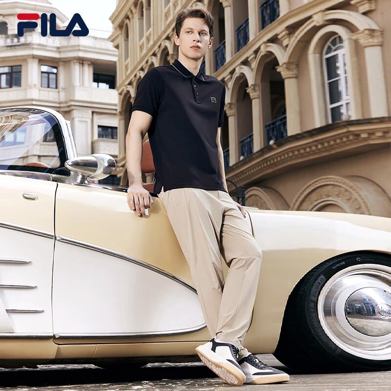 Fila Men's Short-Sleeve Breathable Polo Shirt
