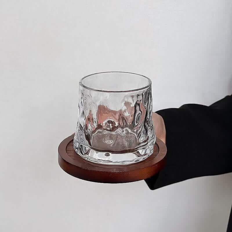 Vintage Irregular Glass Coffee and Beverage Cup