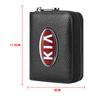 1pcs Fashion Leather Car Driver's License ID Card Bank Card Wallet Car Styling For Kia Rio Ceed Sportage Cerato Soul Sorento K2 K5 Flip Car Accessorie