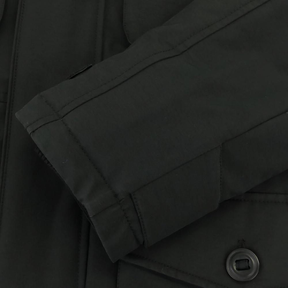 PARKA LONDON Batting jacket M black Double zipper with lining Men's Used