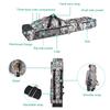 Doorslay 3 Layers Fishing Bag Portable Folding Fishing Rod Reel Bag Fishing Tackle Carry Bag Case Travel Storage Bag